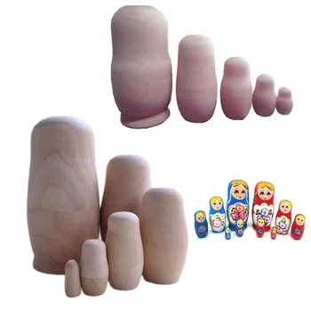 New Russian Nesting Doll 6set/5set Blank Matryoshka Matreshka Wood Unpainted DIY Handicraft Children Toys -17
New Russian Nesting Doll 6set/5set Blank Matryoshka Matreshka Wood Unpainted DIY Handicraft Children Toys -17