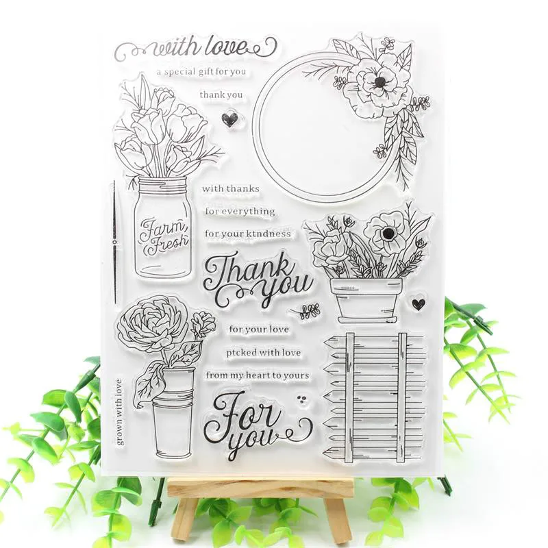 VUAWRTG Flower Vase Transparent Clear Silicone Stamp for DIY scrapbooking/photo album Decorative Card making
VUAWRTG Flower Vase Transparent Clear Silicone Stamp for DIY scrapbooking/photo album Decorative Card making