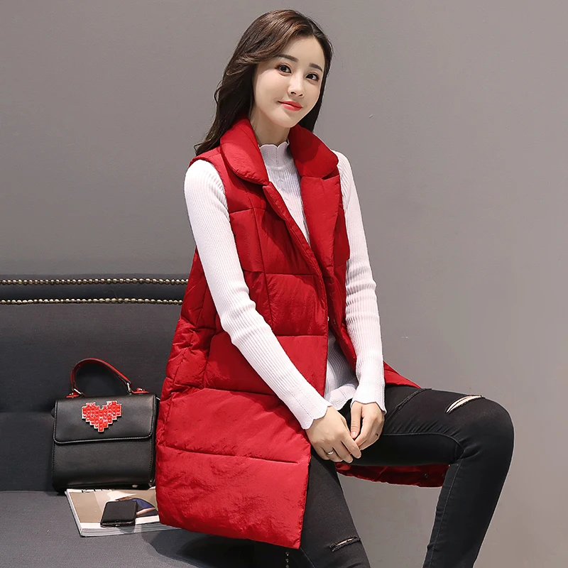 Winter large vest female long vest coat fashion ladies red sleeveless jacket waistcoat women winter coat black
Winter large vest female long vest coat fashion ladies red sleeveless jacket waistcoat women winter coat black