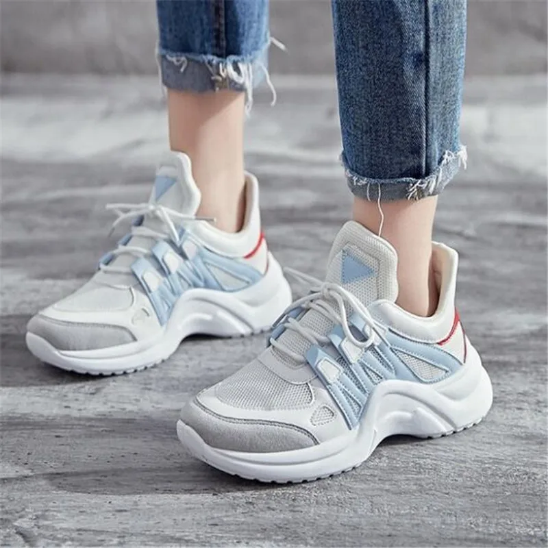 DIWEINI Sneakers Women 2019 Breathable Mesh Casual Shoes Female Fashion Sneaker Lace Up High Leisure Women Vulcanize Shoe Size
DIWEINI Sneakers Women 2019 Breathable Mesh Casual Shoes Female Fashion Sneaker Lace Up High Leisure Women Vulcanize Shoe Size