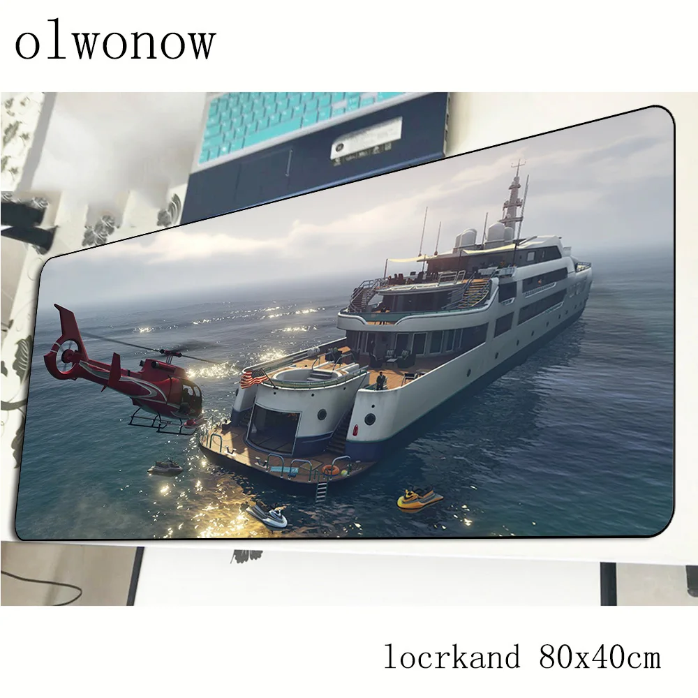 Коврик для мыши gta 80x40 см подставка под запястье лучший игровой коврик крупные