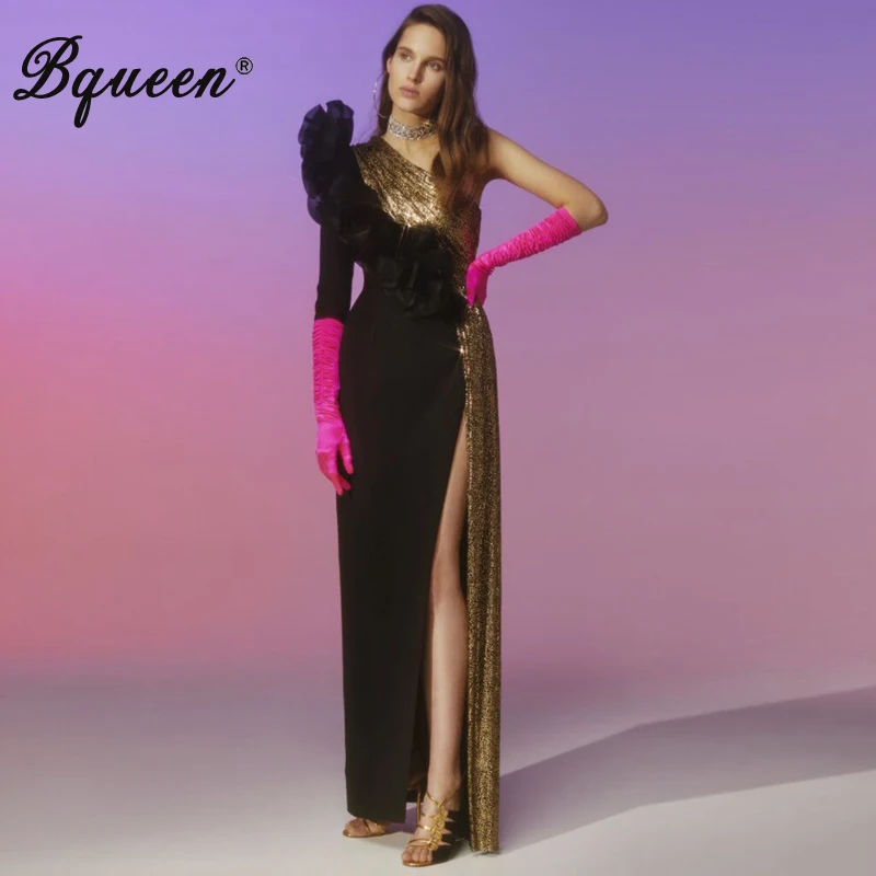 Bqueen Sexy One Shoulder V Neck Ruffles Women Party Dress Elegant Ankle Length Bandage Dress Bodycon Sexy Dress2018
Bqueen Sexy One Shoulder V Neck Ruffles Women Party Dress Elegant Ankle Length Bandage Dress Bodycon Sexy Dress2018