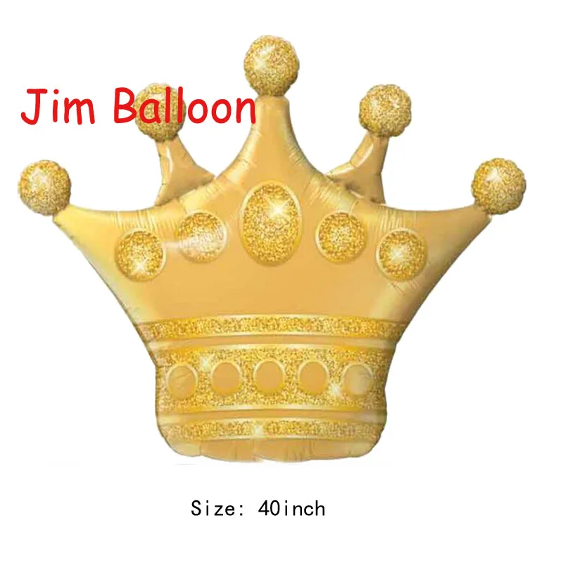 Jumbo 40 inch 1pc Golden Crown Foil Balloons Globos Birthday Party Decoration Queen Princess Helium Balloons Kids Toys
Jumbo 40 inch 1pc Golden Crown Foil Balloons Globos Birthday Party Decoration Queen Princess Helium Balloons Kids Toys