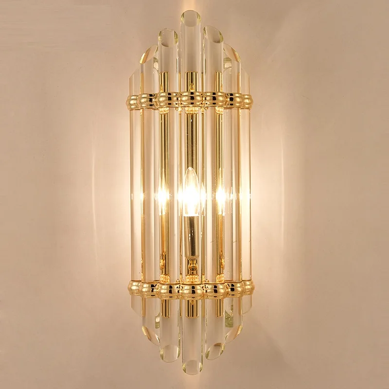 New modern wall lamp crystal light luxury Nordic living room decoration hotel LED lights
New modern wall lamp crystal light luxury Nordic living room decoration hotel LED lights