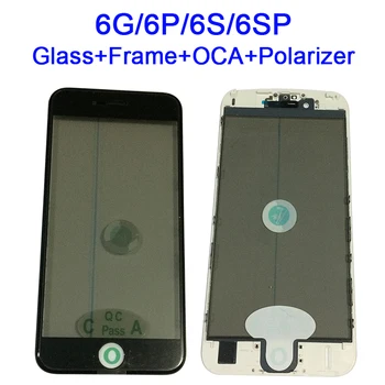 5PCS AAA Cold Press 4 in 1 Touch Panel Front Screen Glass Lens + Frame Bezel + OCA + Polarizer Assembly For iPhone 6 6S Plus
5PCS AAA Cold Press 4 in 1 Touch Panel Front Screen Glass Lens + Frame Bezel + OCA + Polarizer Assembly For iPhone 6 6S Plus