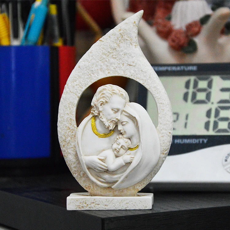 Catholicism The holy family Statue Catholic Decor Resin ornaments 12.5 cm high Jesus Notre Dame figurine
Catholicism The holy family Statue Catholic Decor Resin ornaments 12.5 cm high Jesus Notre Dame figurine