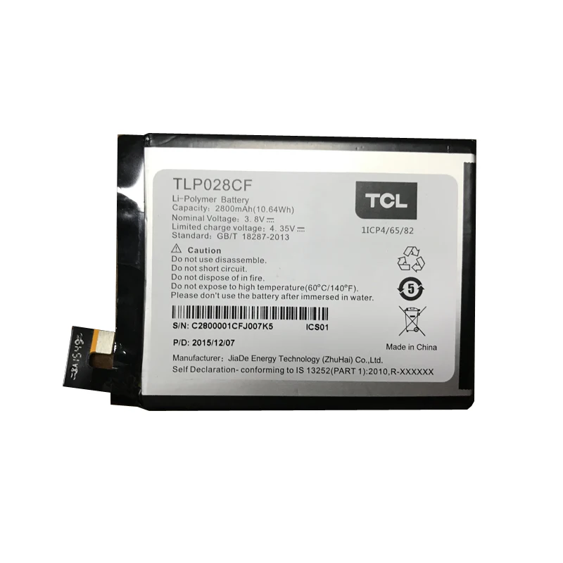 Фото 2800mah battery for TCL P561U P560M TLP028CF batteries | Мобильные телефоны и аксессуары