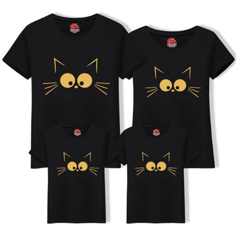 Family Clothes Mother Daughter Clothes Summer T-shirt Father And Son Outfits Family Look Cartoon Cat Clothes Mom and Me
Family Clothes Mother Daughter Clothes Summer T-shirt Father And Son Outfits Family Look Cartoon Cat Clothes Mom and Me