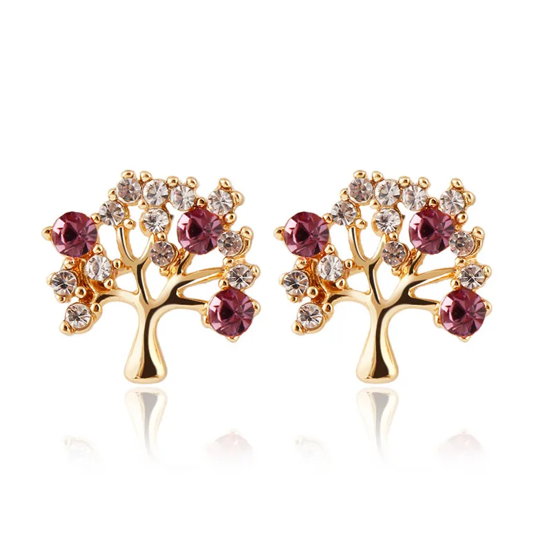 2019 Hot Summer Sale Fashion Cute Tree Earrings Jewelry For Women Stud Earrings Accessories purple/Red Life Tree Earrings Brinco
2019 Hot Summer Sale Fashion Cute Tree Earrings Jewelry For Women Stud Earrings Accessories purple/Red Life Tree Earrings Brinco