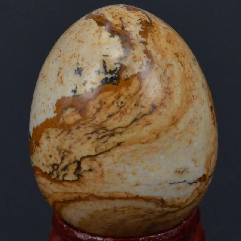 Natural Stone Picture Jasper Sphere Egg Chakra Crystal Reiki Healing Carved Decorative Crafts W/Stand, Minerals
Natural Stone Picture Jasper Sphere Egg Chakra Crystal Reiki Healing Carved Decorative Crafts W/Stand, Minerals