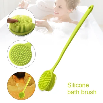 Newly Silicone Back Scrubber Long Handle Bath Shower Brush Massage Bathroom Accessories TE889
Newly Silicone Back Scrubber Long Handle Bath Shower Brush Massage Bathroom Accessories TE889