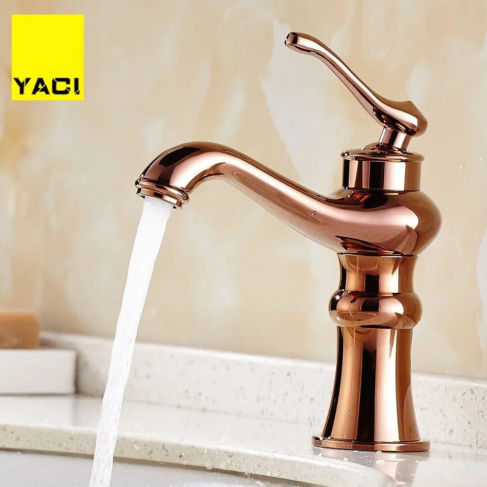 Bathroom golden faucet deck installed hot and cold water outlet single-handle bathroom basin faucet
Bathroom golden faucet deck installed hot and cold water outlet single-handle bathroom basin faucet