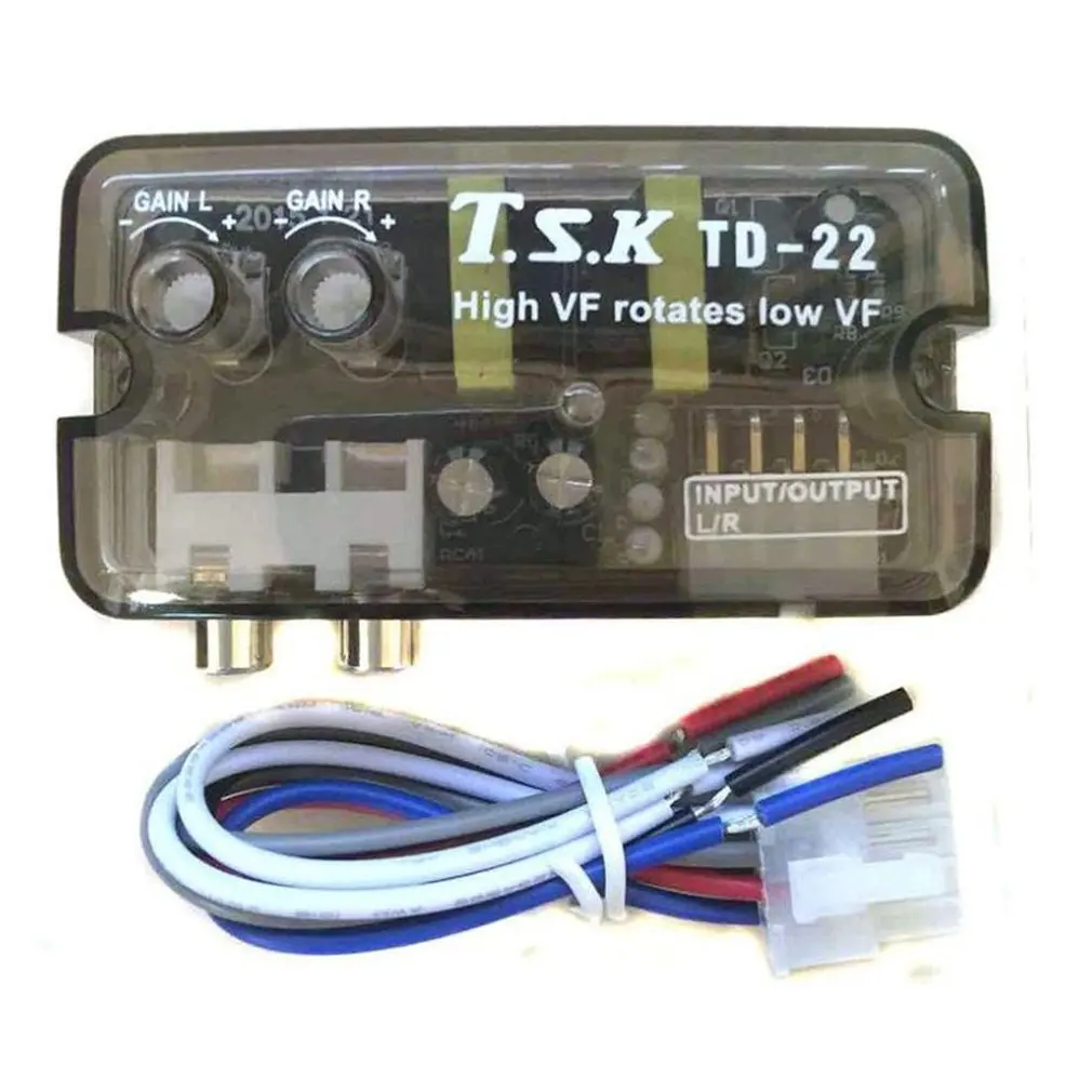 12V TD-22 Car Vehicle Stereo Channel High to Low Amplifier Delayer Car Audio Adjustment Plug and Play
12V TD-22 Car Vehicle Stereo Channel High to Low Amplifier Delayer Car Audio Adjustment Plug and Play