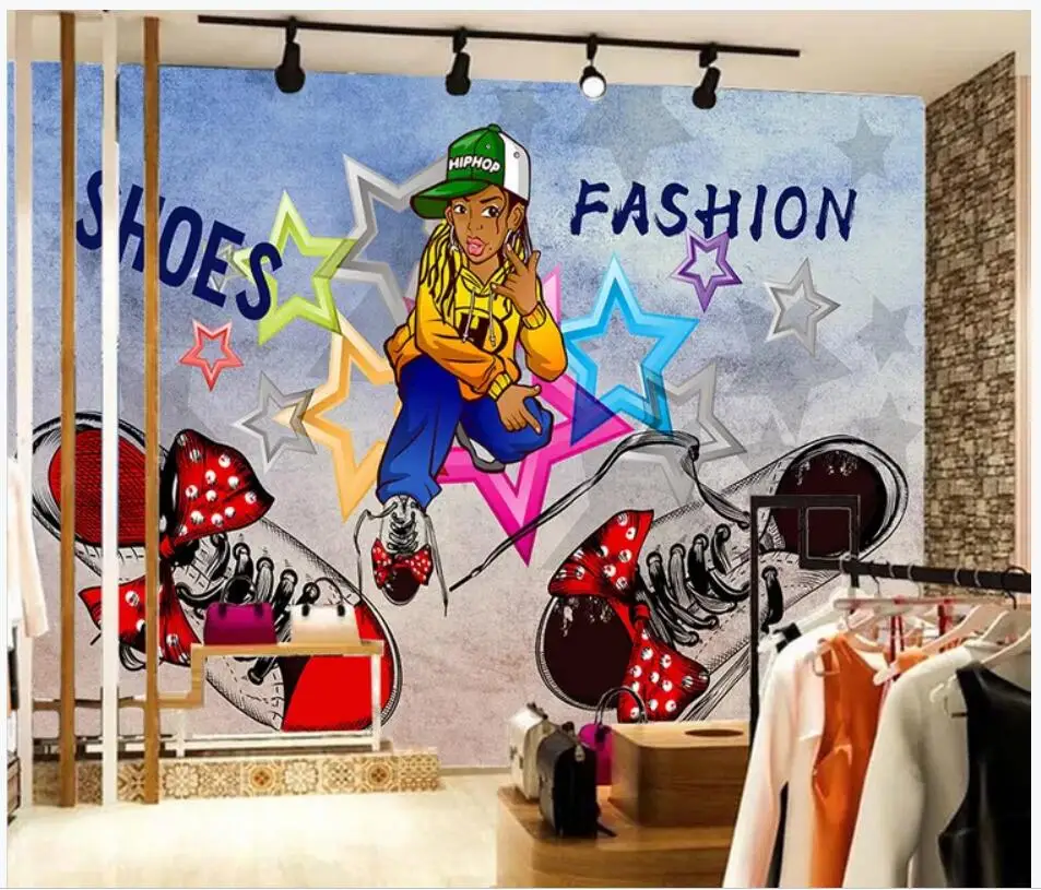 3d photo wallpaper custom mural Fashion hand-painted cool cartoon retro shoe store decor living room wallpaper for walls 3 d
3d photo wallpaper custom mural Fashion hand-painted cool cartoon retro shoe store decor living room wallpaper for walls 3 d