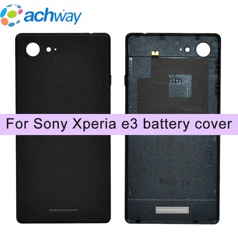 

New E3 E4 E5 Battery Back Cover For Sony Xperia E3 D2203 D2206 Back Case Battery Door NFC For Sony Xperia D2243 D2202 Housing