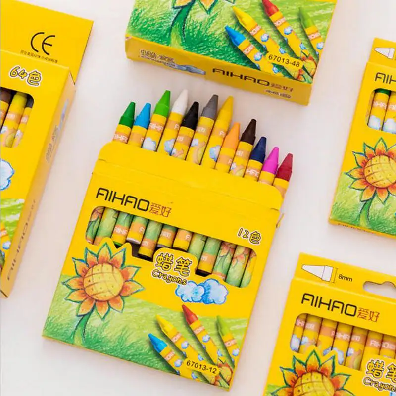 12 colors/set Drawing Wax Caryon Pencil Students And Children's Birthday Gift School Stationery Safety Non-toxic Graffiti Pen
12 colors/set Drawing Wax Caryon Pencil Students And Children's Birthday Gift School Stationery Safety Non-toxic Graffiti Pen