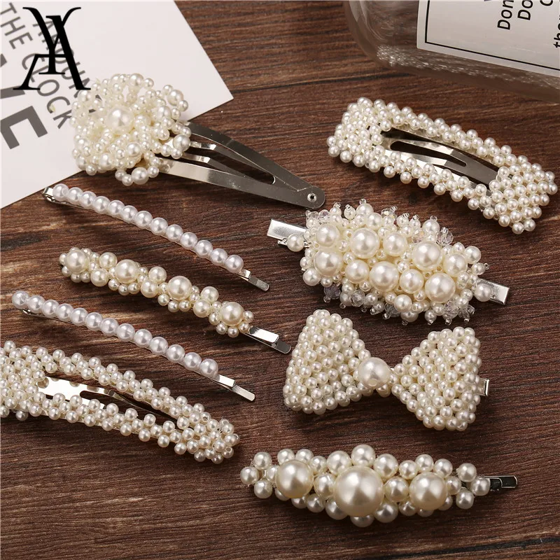 Fashion Bow Flower Geometric Pearl Hair Clips for Women Girls Korean Bridal Wedding Hair Pins Pearl Barrette Hair Accessories
Fashion Bow Flower Geometric Pearl Hair Clips for Women Girls Korean Bridal Wedding Hair Pins Pearl Barrette Hair Accessories