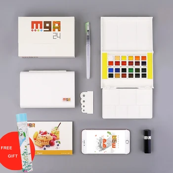 Superior High Quality Solid Watercolor Paints 12/24/36 Colors Half Pans Pigment Set For Artist Drawing Art Supplies
Superior High Quality Solid Watercolor Paints 12/24/36 Colors Half Pans Pigment Set For Artist Drawing Art Supplies