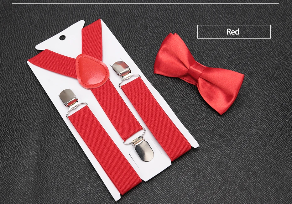 Kid/'s Suspender Bowtie Matching Set Polka Dot Orange Combo Set Infant Kids Baby Toddler Wedding Photo Shoot