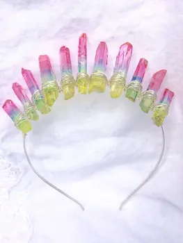 Watermelon Quartz Raw Crystal Crown Crystal Headpiece Music Festival Crown, Ombre Crown, Quartz Crown
Watermelon Quartz Raw Crystal Crown Crystal Headpiece Music Festival Crown, Ombre Crown, Quartz Crown