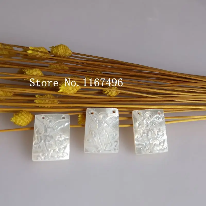 30pcs/lot 12x16mm Natural Rectangle San Miguel Archangel Mother of Pearl Shell Angel Mother Pearl Shell MOP for Jewelry
30pcs/lot 12x16mm Natural Rectangle San Miguel Archangel Mother of Pearl Shell Angel Mother Pearl Shell MOP for Jewelry
