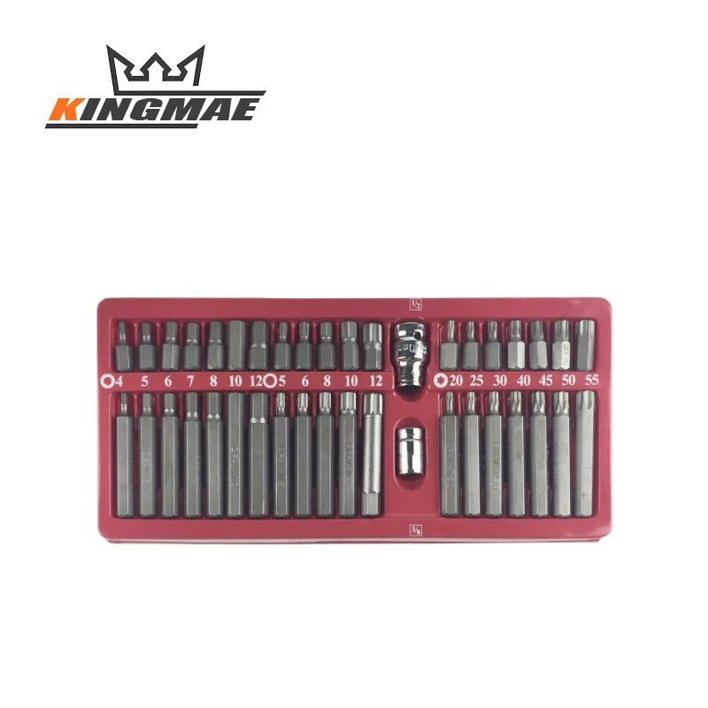 Kingmae 40-piece star set hex wrench auto repair tool сплайн сливового типа отвертка бит комбинированный