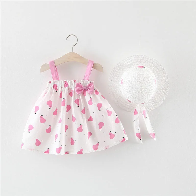 Фото Одежда для маленьких девочек Летнее Детское платье с бантом и - купить