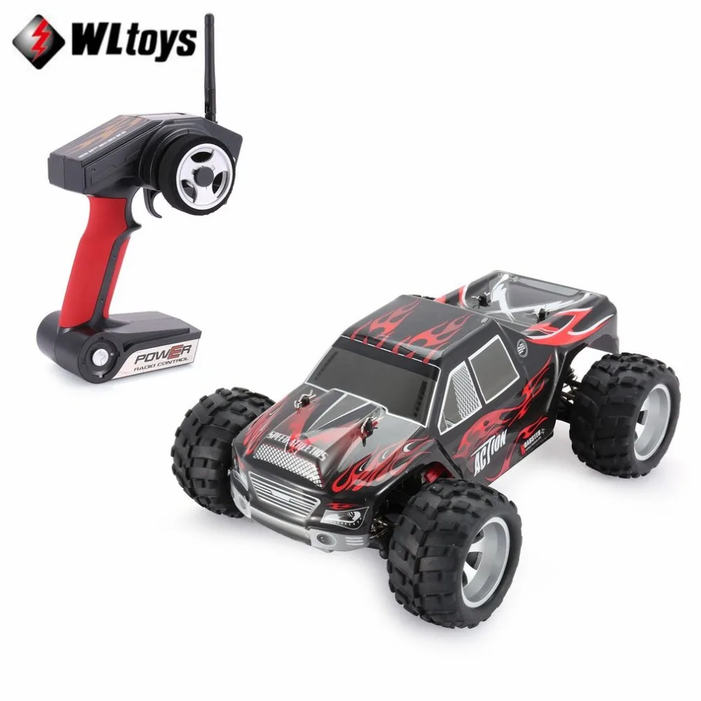 WLtoys A979 RC Car 2.4GHz 1/18 Full Proportional Remote Control 4WD Vehicle 45KM/h Brushed Motor Electric RTR Off-road Buggy car
WLtoys A979 RC Car 2.4GHz 1/18 Full Proportional Remote Control 4WD Vehicle 45KM/h Brushed Motor Electric RTR Off-road Buggy car