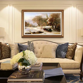 Not Framed Hand Painted Scenery Oil Painting Snow Covered Landscape On Canvas For Living Room Bedroom Decor Wall Art Pictures
Not Framed Hand Painted Scenery Oil Painting Snow Covered Landscape On Canvas For Living Room Bedroom Decor Wall Art Pictures