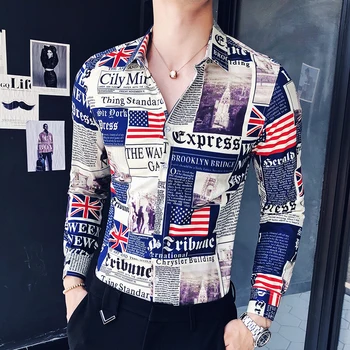 Chemise Homme, a men's blossom party club with a flag print shirt fit for South Korea, size 3xl/ long sleeve shirt
Chemise Homme, a men's blossom party club with a flag print shirt fit for South Korea, size 3xl/ long sleeve shirt