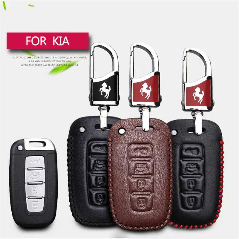 Real Leather Men Remote Car Key Cover Case For Kia K5 K3 Carens Shuma Sorento Sportage R Mohave 2017 Rio 3 K2 Key Chain Holder
Real Leather Men Remote Car Key Cover Case For Kia K5 K3 Carens Shuma Sorento Sportage R Mohave 2017 Rio 3 K2 Key Chain Holder