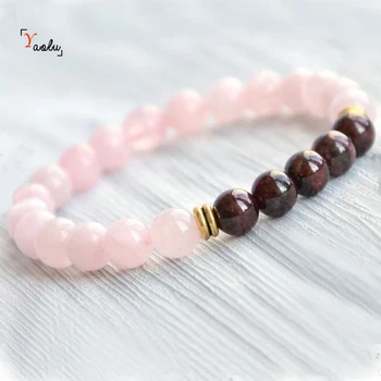 12pcs/lot Rose Quartz bracelet Yoga good luck elastic bracelet gift for him gift for her Boho Rose Quartz Beaded bracelet
12pcs/lot Rose Quartz bracelet Yoga good luck elastic bracelet gift for him gift for her Boho Rose Quartz Beaded bracelet