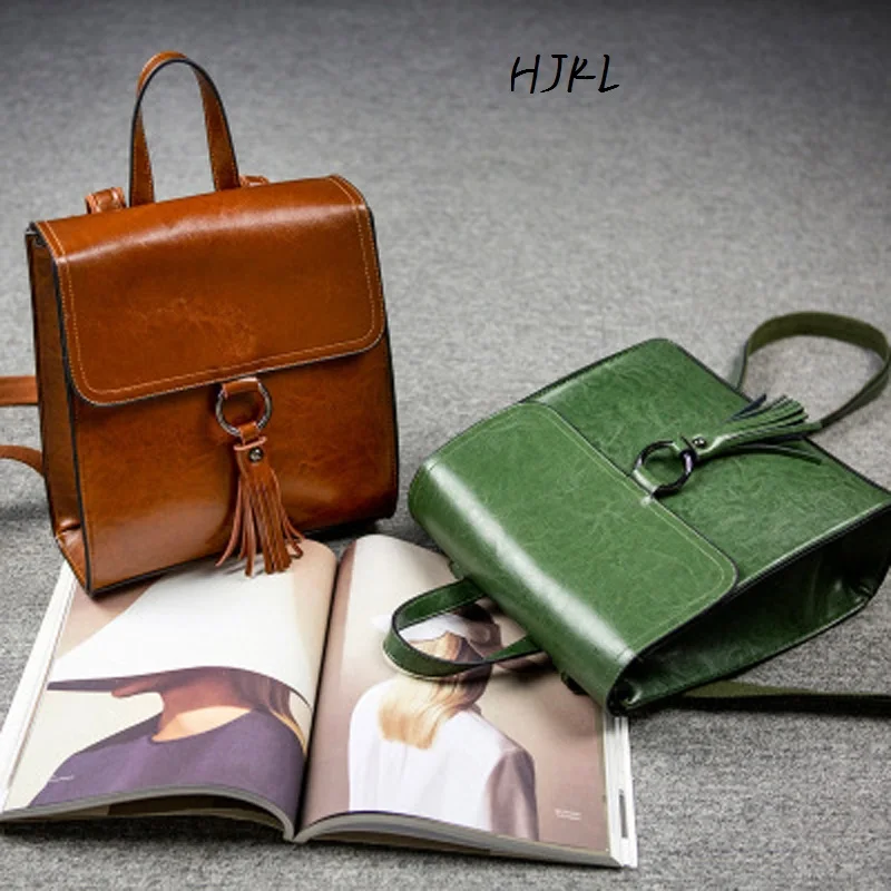 Free Shipping Women Backpacks Genuine Leather Cow Leather Girls Tassel Bags Female Casual Shopping Pack
Free Shipping Women Backpacks Genuine Leather Cow Leather Girls Tassel Bags Female Casual Shopping Pack