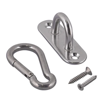 2pcs M6 Ceiling Hook Hammock Swing Hook Indoor Outdoor Carabiners with Self-tapping screws for Yoga Swing Chair Hammock Hanging
2pcs M6 Ceiling Hook Hammock Swing Hook Indoor Outdoor Carabiners with Self-tapping screws for Yoga Swing Chair Hammock Hanging