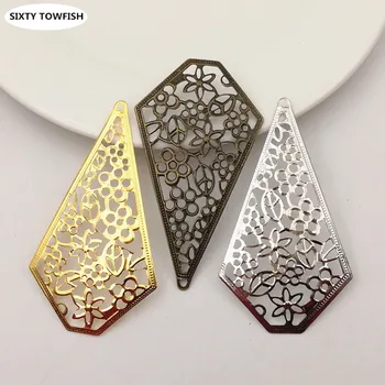 10pcs/lot 69mmx38mm Gold color/White K/Antique bronze Metal Filigree Big Flowers Slice Charms Pendant DIY Components B20184
10pcs/lot 69mmx38mm Gold color/White K/Antique bronze Metal Filigree Big Flowers Slice Charms Pendant DIY Components B20184