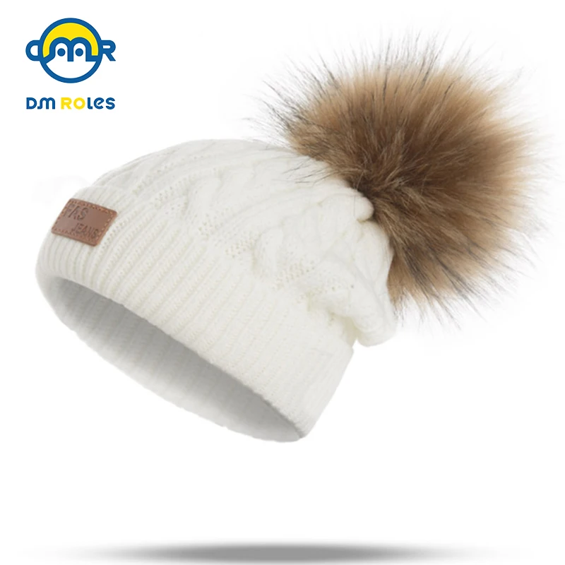 DMROLES Warm Pom Children Winter Hat For Girls Hat Knitted Beanies Cap Brand New Thick Baby Cap Baby Girl Winter Warm Hat
DMROLES Warm Pom Children Winter Hat For Girls Hat Knitted Beanies Cap Brand New Thick Baby Cap Baby Girl Winter Warm Hat