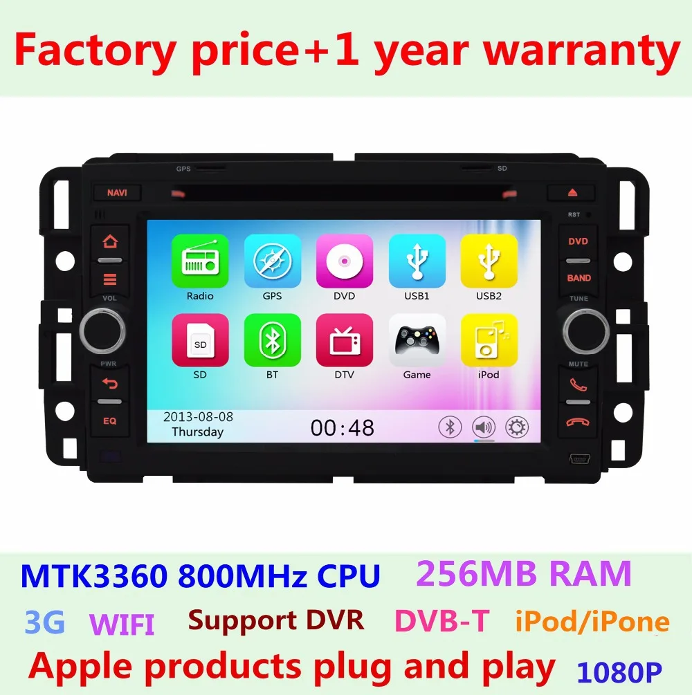 Touch Screen Car DVD Player GPS Navigation system for Chevy Chevrolet GMC Tahoe Yukon Sierra Savana Acadia Denali Radio Stereo
Touch Screen Car DVD Player GPS Navigation system for Chevy Chevrolet GMC Tahoe Yukon Sierra Savana Acadia Denali Radio Stereo
