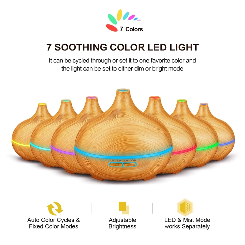 Electric Essential Oil Diffuser Air Humidifier Aroma Diffuser Sprayer With Bedroom Color Changing Lamp With Au Plug
Electric Essential Oil Diffuser Air Humidifier Aroma Diffuser Sprayer With Bedroom Color Changing Lamp With Au Plug