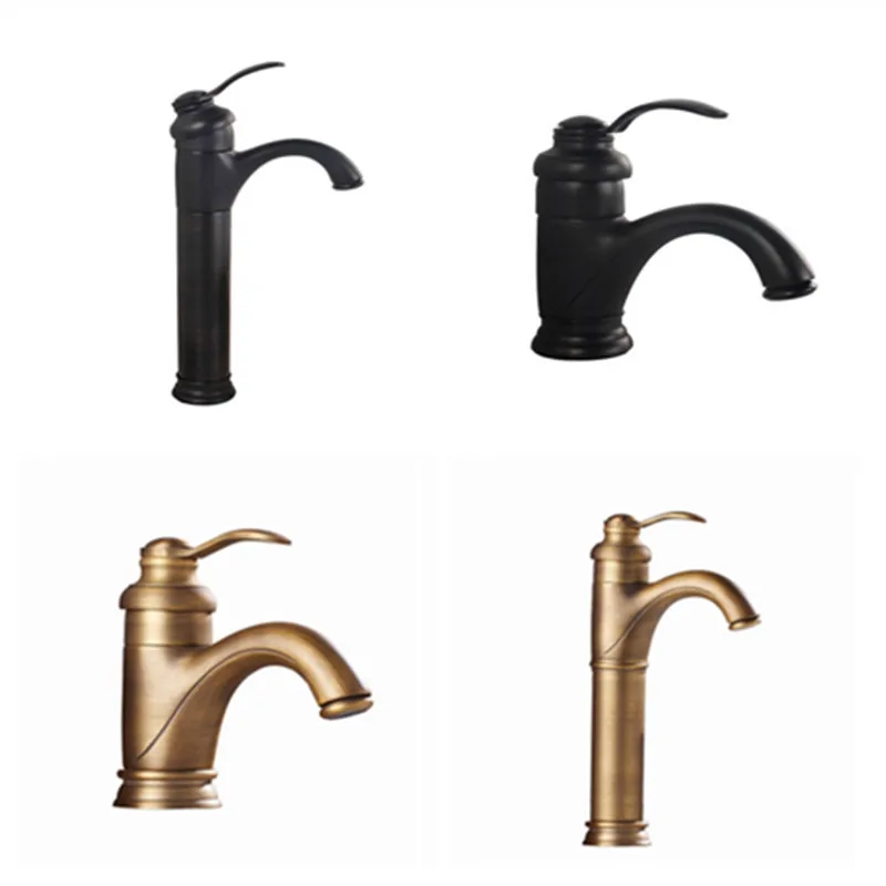 Antique all-copper basin faucet Low-lead washbasin faucet European-style basin faucet
Antique all-copper basin faucet Low-lead washbasin faucet European-style basin faucet