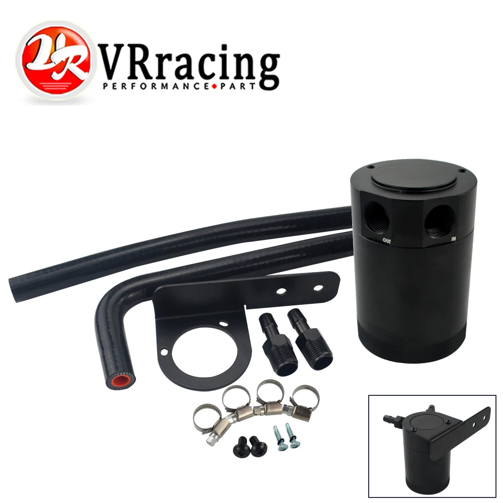 VR - OIL CATCH CAN TANK / AIR-OIL SEPARATOR KIT FOR HONDA CIVIC 16-17 BLACK WITH HOSE VR-TK58
VR - OIL CATCH CAN TANK / AIR-OIL SEPARATOR KIT FOR HONDA CIVIC 16-17 BLACK WITH HOSE VR-TK58