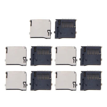 10PCS Push-Push Type TF Micro SD Card Socket Adapter Automatic PCB Connector Onboard pop-up MINI SD card interface
10PCS Push-Push Type TF Micro SD Card Socket Adapter Automatic PCB Connector Onboard pop-up MINI SD card interface