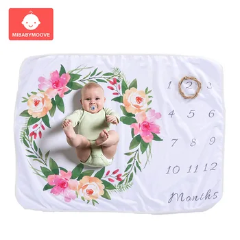 Baby Newborn Milestone Blanket Soft Flannel Fleece Newborn Monthly Growth Photo Photography Props Accessories Calendar Blankets
Baby Newborn Milestone Blanket Soft Flannel Fleece Newborn Monthly Growth Photo Photography Props Accessories Calendar Blankets