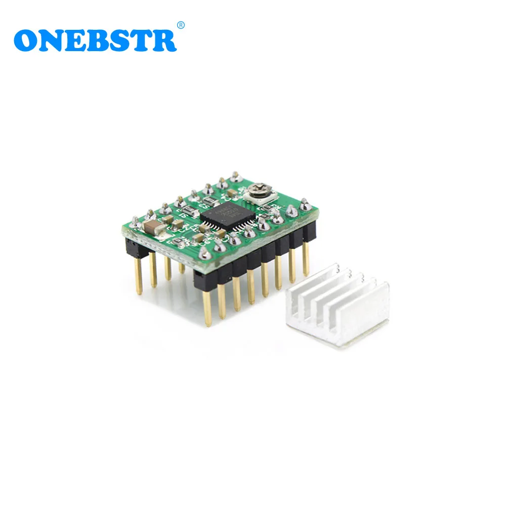 5pcs/lot Reprap A4988 Stepper Motor Driver Pin Fins Soldered Sent With Stickers 3D Printer Accessories Free Shipping
5pcs/lot Reprap A4988 Stepper Motor Driver Pin Fins Soldered Sent With Stickers 3D Printer Accessories Free Shipping
