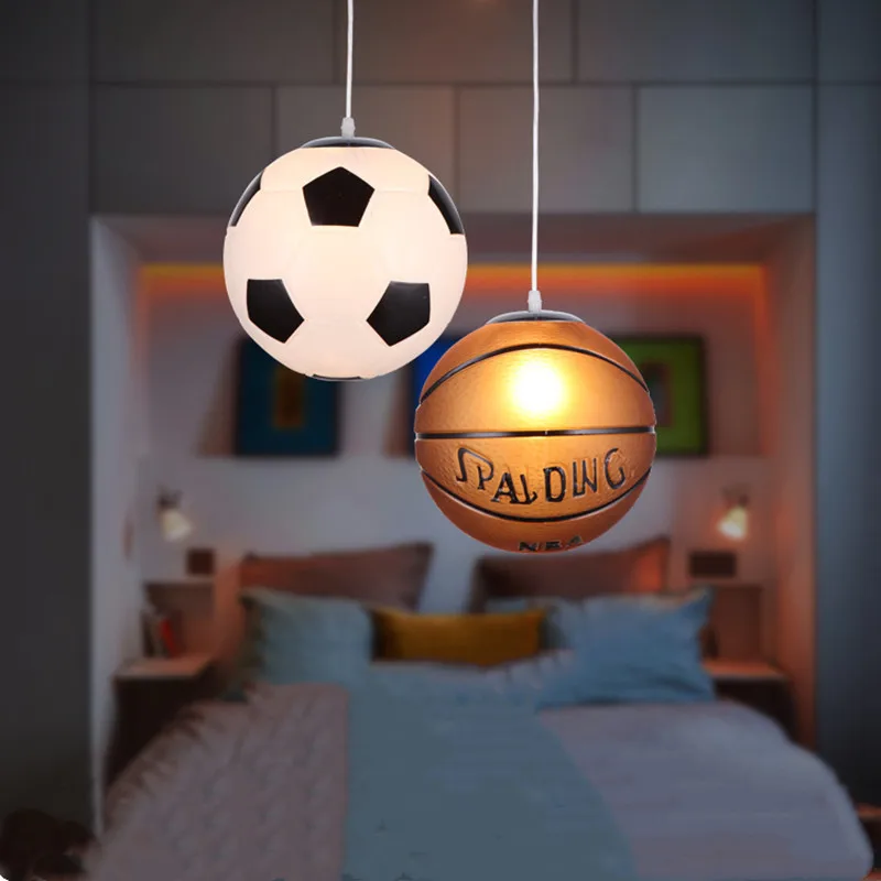 Modern Football Basketball Globe Glass Ball Chandelier Lamp Sport Hanging Lamps Children's Bedroom Indoor Lighting
Modern Football Basketball Globe Glass Ball Chandelier Lamp Sport Hanging Lamps Children's Bedroom Indoor Lighting