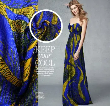 Blue Curacao storm europe silk double wave satin skirt dress dress shirt printing material fabric
Blue Curacao storm europe silk double wave satin skirt dress dress shirt printing material fabric