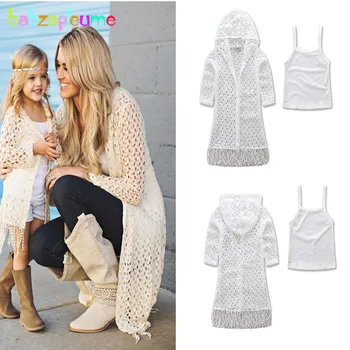 2PCS/2-6Years/Spring Summer Mother And Daughter Matching Outfits Baby Girl Clothing Hooded Coat+Tshirt Family Clothes Set BC1040
2PCS/2-6Years/Spring Summer Mother And Daughter Matching Outfits Baby Girl Clothing Hooded Coat+Tshirt Family Clothes Set BC1040