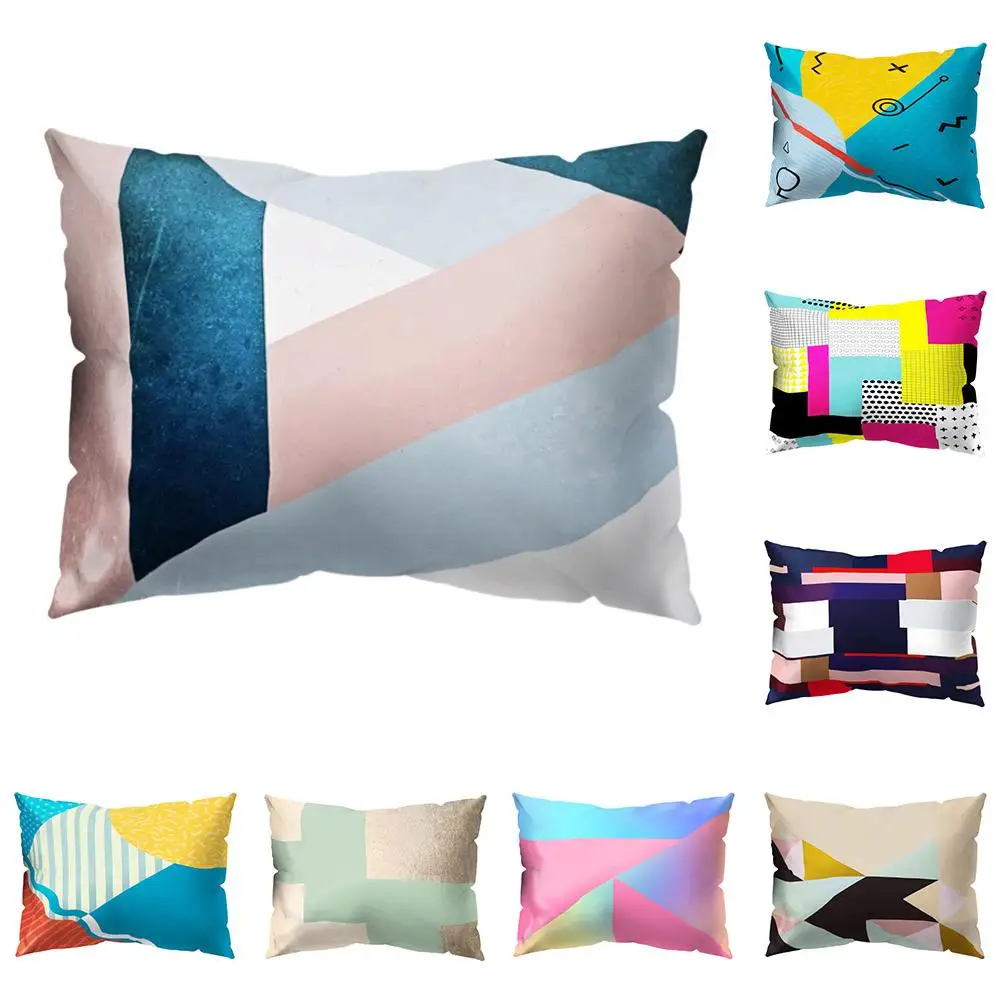 1Pc 30cm x 50cm Rectangle Color Block Stripe Circle Pillow Case Cushion Case Sofa Bed Car Office Decor Removable Pillowcase
1Pc 30cm x 50cm Rectangle Color Block Stripe Circle Pillow Case Cushion Case Sofa Bed Car Office Decor Removable Pillowcase