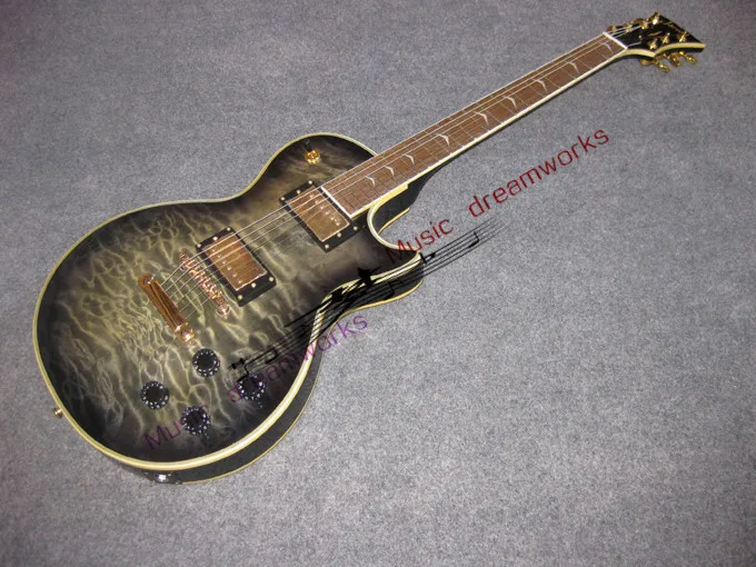 China firehawk electric guitar The Custom transparent black burst jarrel guitars with gold hardware electric guitars
China firehawk electric guitar The Custom transparent black burst jarrel guitars with gold hardware electric guitars