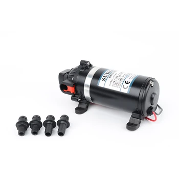 DC 12V/24V 126W 160PSI 11Bar lift 9.5m Portable Miniature Electric High Pressure Diaphragm Pump Household Water Pumps DP-160
DC 12V/24V 126W 160PSI 11Bar lift 9.5m Portable Miniature Electric High Pressure Diaphragm Pump Household Water Pumps DP-160