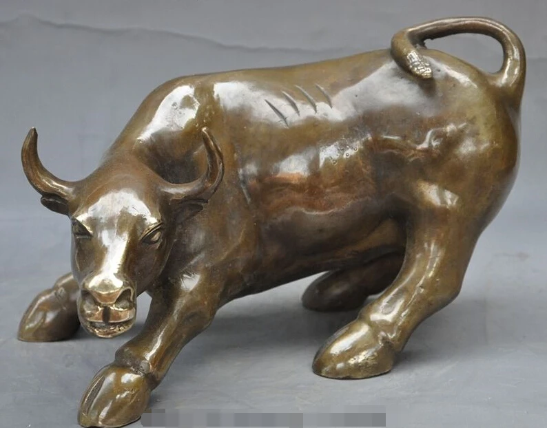 9" chinese bronze fengshui zodiac animal ox bull Cattle Scalper statue Figurines
9" chinese bronze fengshui zodiac animal ox bull Cattle Scalper statue Figurines